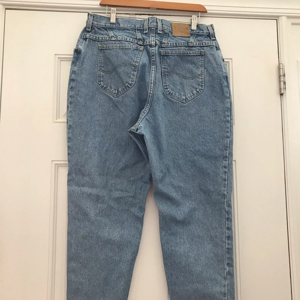 Vintage Lee mom/dad jeans stains on front as shown vintage size 18w/P - Picture 10 of 10